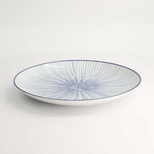 Tokyo Design Studio Nippon Blue Lines Plate